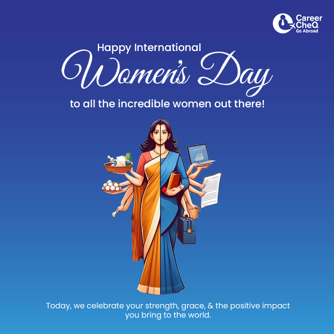 careercheq's tweet photo. 🌟 Happy Women's Day from the CareerCheQGoAbroad team! 🌸 
To the strong, brilliant, and inspirational women around the globe, your achievements light up the path for others.

#WomensDay #EmpowerWomen #CareerCheQGoAbroad #StudyinNewZealand #StudyAbroadOpportunities #StudyAbroad https://t.co/8tv5lvo0cP