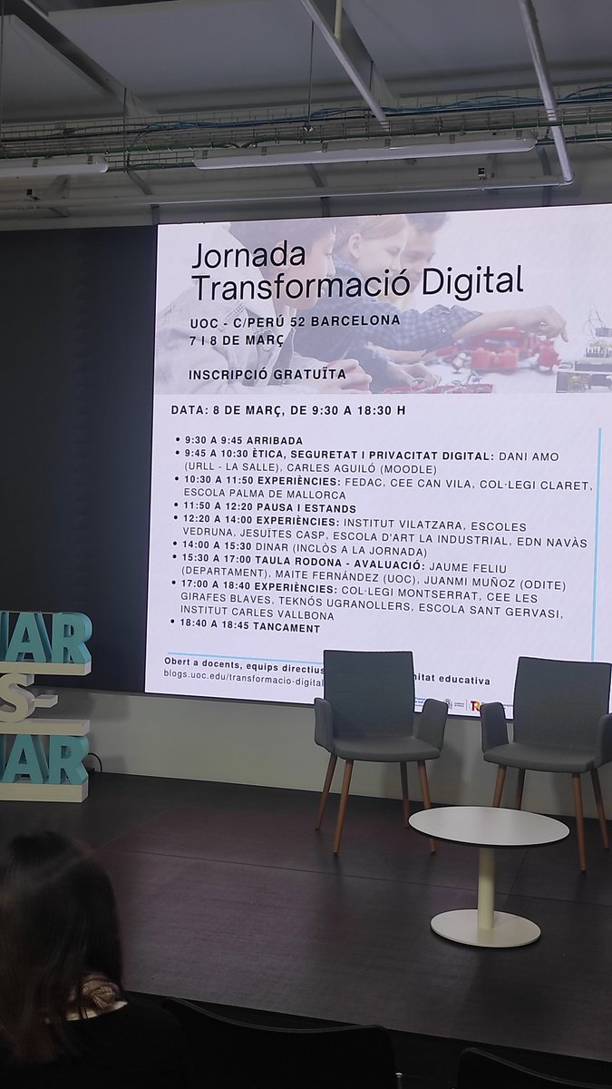 JoseLCampillo's tweet photo. Avui a @UOCpsicoedu #transformaciodigital @claretbarcelona aprenem i compartim la nostra visió https://t.co/iuCARnA8f1