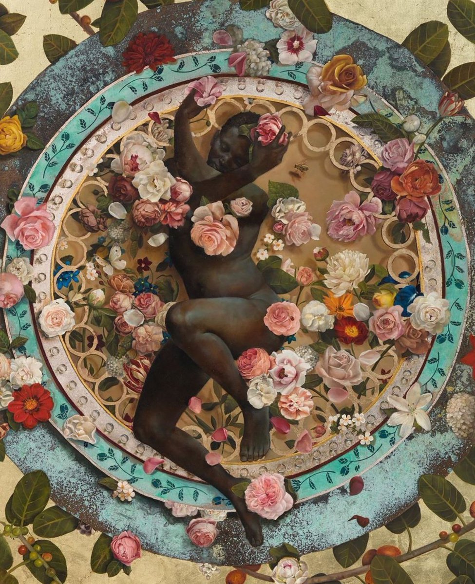 WomanDelCalao's tweet photo. Va un hilito de mujeres en el arte que me parecen maravillosas, todo porque hoy se conmemora la lucha de muchas mujeres que nos abrieron camino, a ellas, gracias!
#1. Harmonía Rosales, artista afrocubana que reconfigura las pinturas  clásicas del renacimiento italiano https://t.co/mAyfER1pge