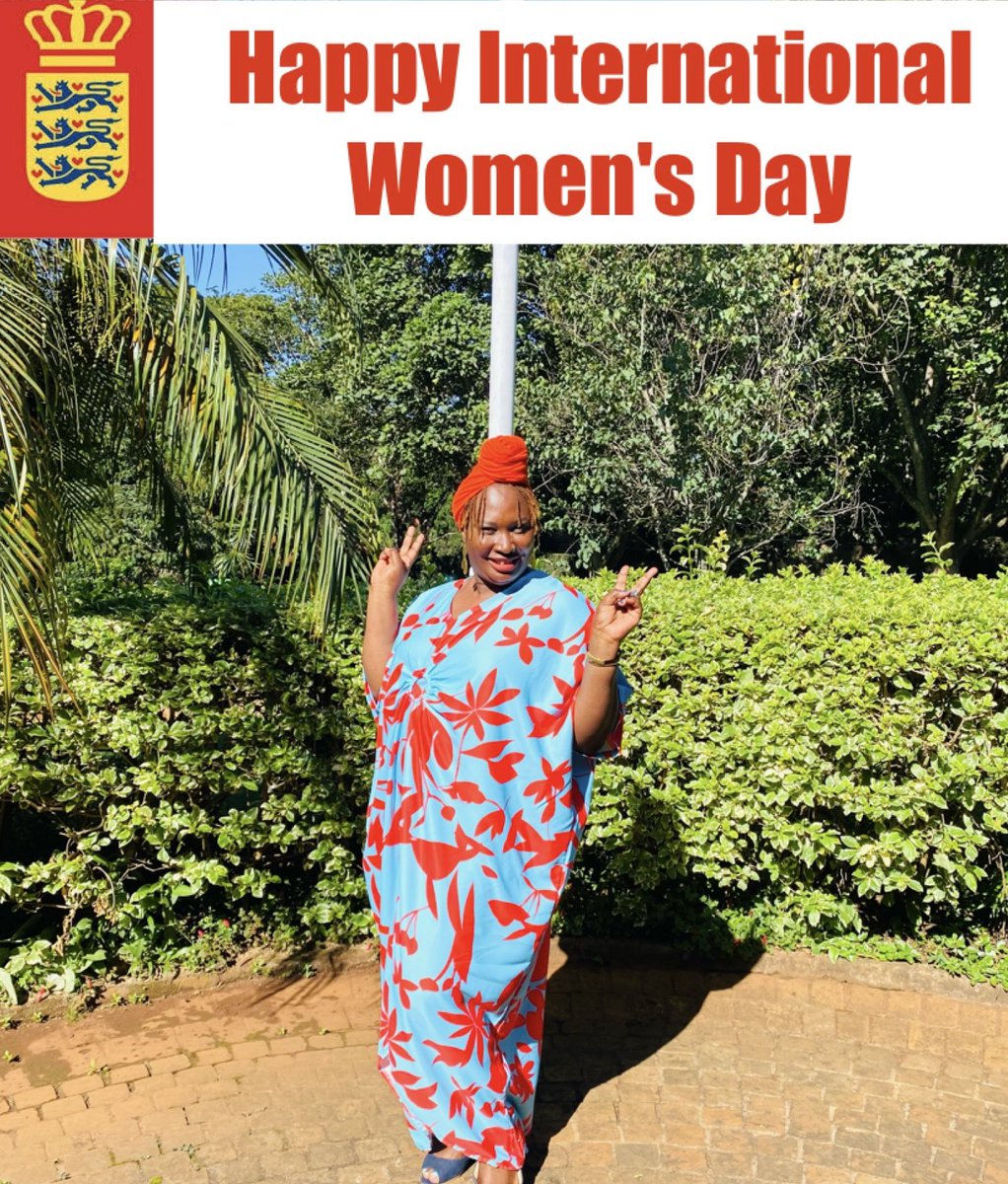 Happy International Women’s Day to all from Halima Zaid our amazing Gender Focal Point for the Royal Danish Embassy in Kenya. #Women #Equity #Gender #DenmarkinKenya #Celebrate 🇰🇪🇩🇰 #internationalwomensday 🌸