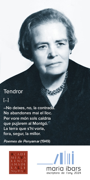 AVLoficial's tweet photo. 🟣En el Dia Internacional de les Dones, celebrem i recordem la poesia de Maria Ibars, Escriptora de l'Any 2024 de l'Acadèmia Valenciana de la Llengua. #8M https://t.co/Z0DHrjpn8p