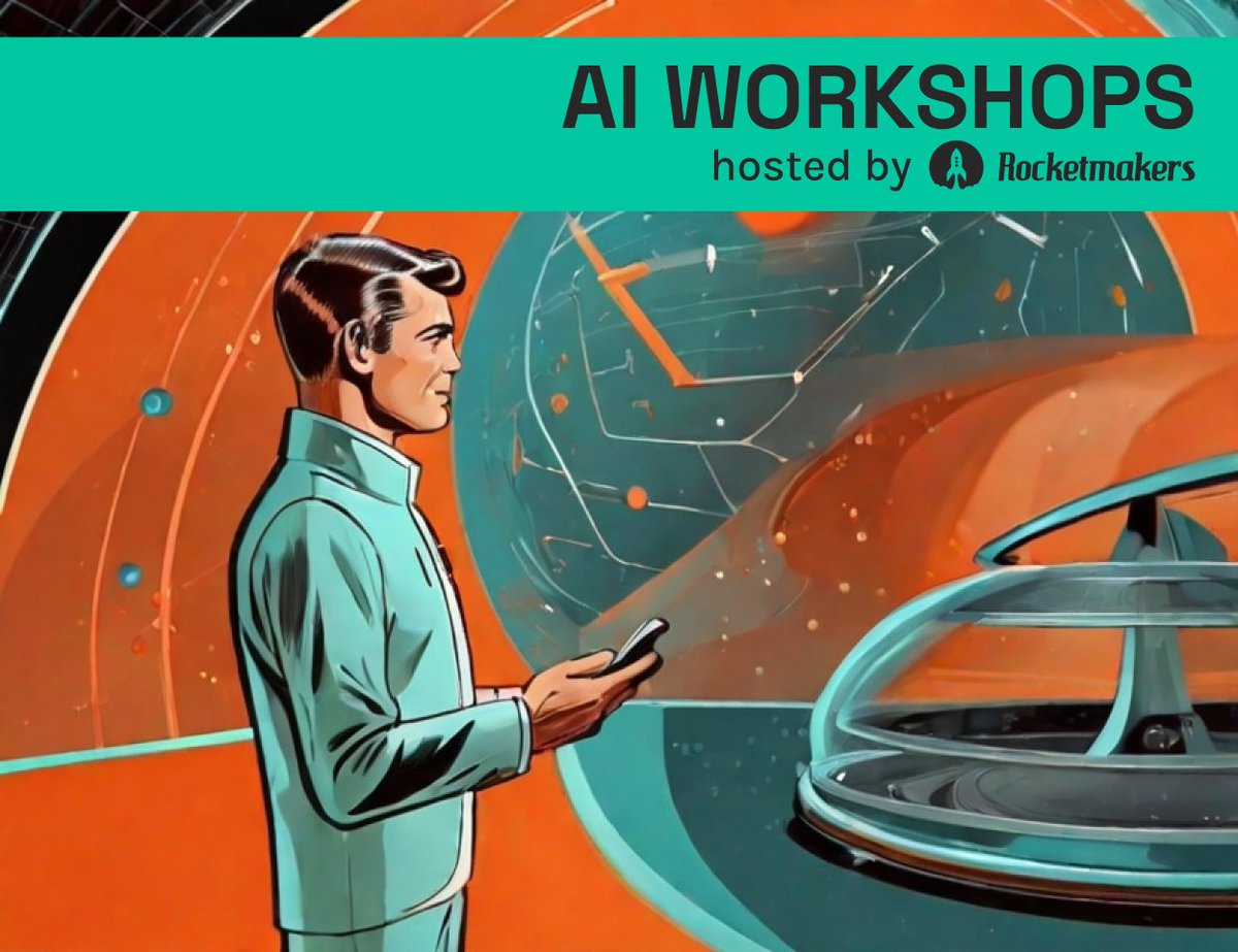 rocketmakers's tweet photo. Our exclusive half-day workshop with the Rocketmakers AI Team is here! 🚀

You can opt for the workshop to be conducted at your office, premises, or online - accommodating as many team members as you need, for £1000 per team.

More details here: https://t.co/D8gXwBffa0 https://t.co/QUBsUKgfgt
