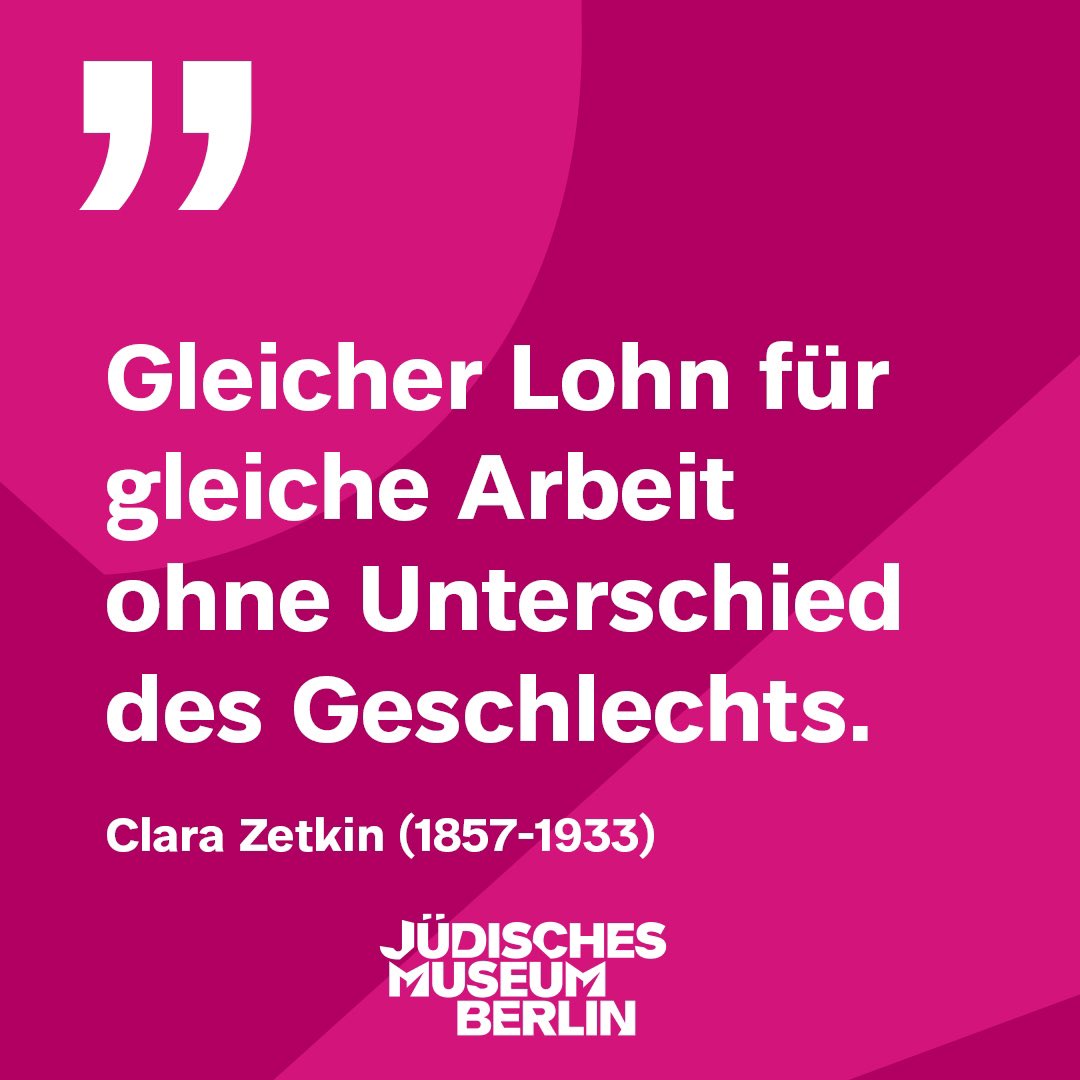 Heute ist internationaler Frauen*tag ✊🏻 In Berlin ist dieser Tag seit 2019 offizieller Feiertag. Es war Clara Zetkin, die auf der Zweiten Internationalen Sozialistischen Frauenkonferenz 1910 in Kopenhagen die Einführung eines solchen Frauen*tages angeregt hatte.