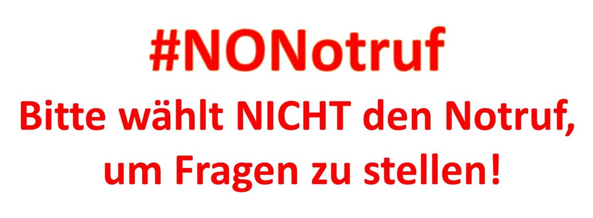 +++Bitte teilen ++++
‼️ Solltet ihr Fragen zum #Weltraumschrott haben, wählt bitte *NICHT* den Notruf ⛔️,  sondern haltet die Notrufleitungen für Notfälle frei!
Hier könnt ihr euch informieren:
warnung.bund.de/meldungen/mow.… ^pk

#nonotruf #wiesbaden #feuerwehr #notruf