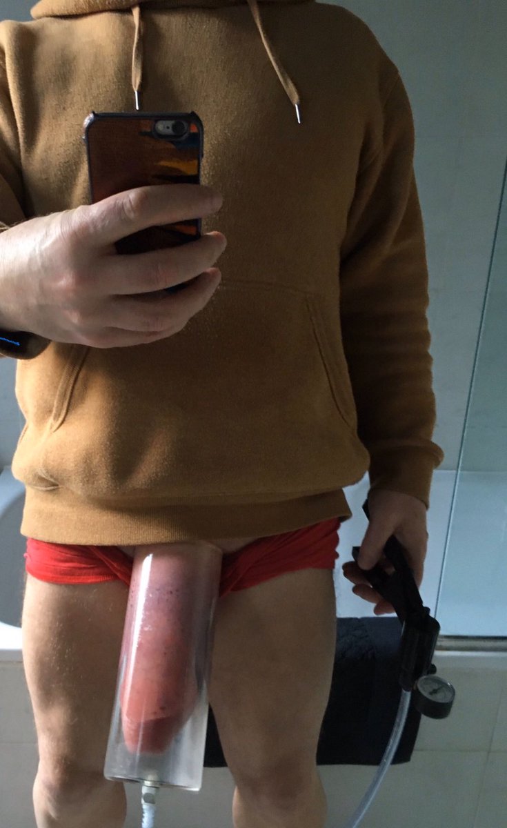 Found this in my phone. My huge pumped dick in 4 1/2” tube. Massive results.  Retweet.