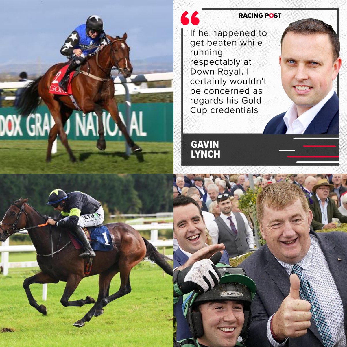 Join us at the Peddlars Rock Castlelyons Parish tonight for a classy panel for a Cheltenham Preview MC Patrick Mulcahy Gavin Lynch Adrian Heskin John Shark Hanlon Patrick Mullins via Zoom Great night assured for worthy local charities fab prizes on the night