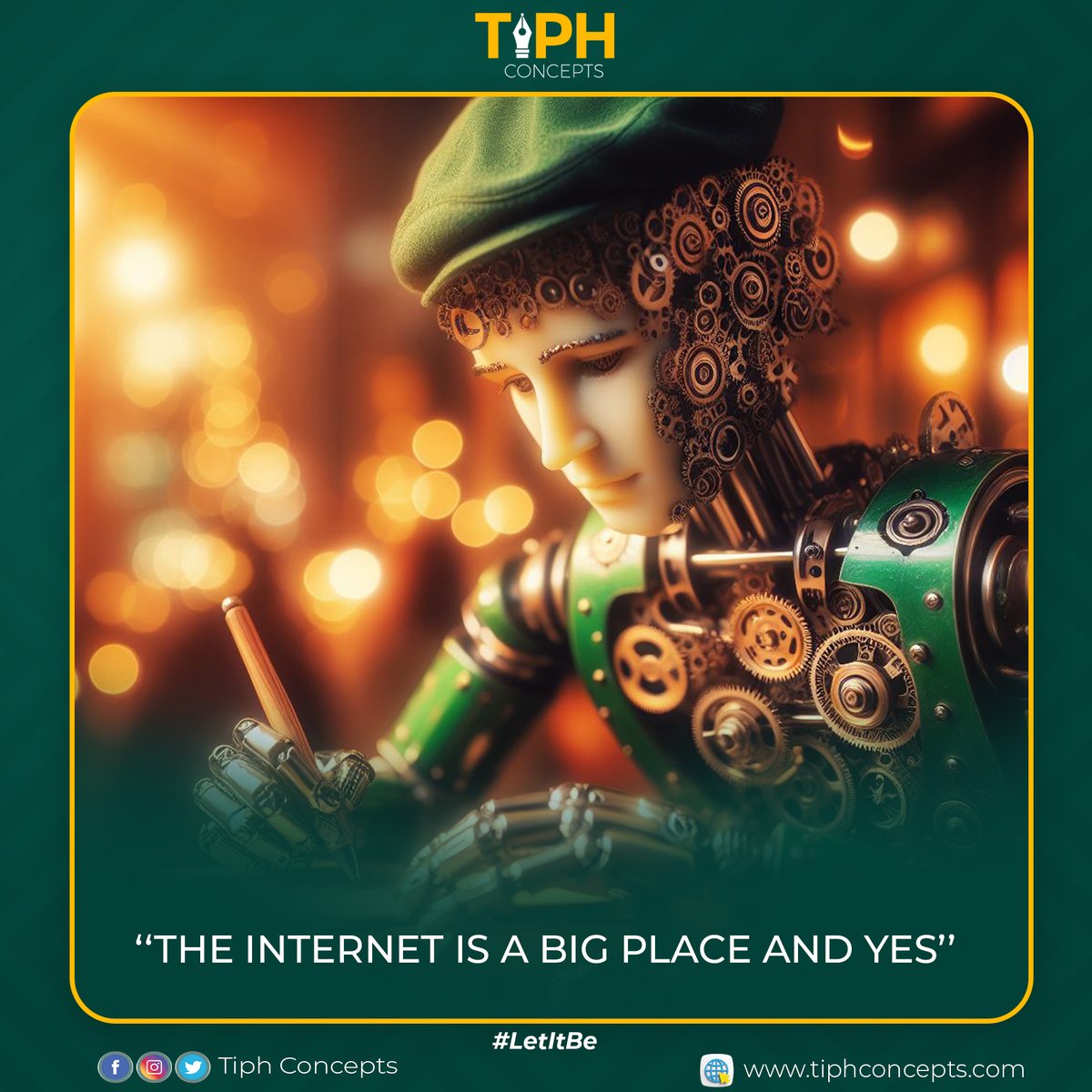 The internet is a big place and yes, most things have already been done… You have to be even more creative

 #motivationalthought #marketingtips #tiphconcepts