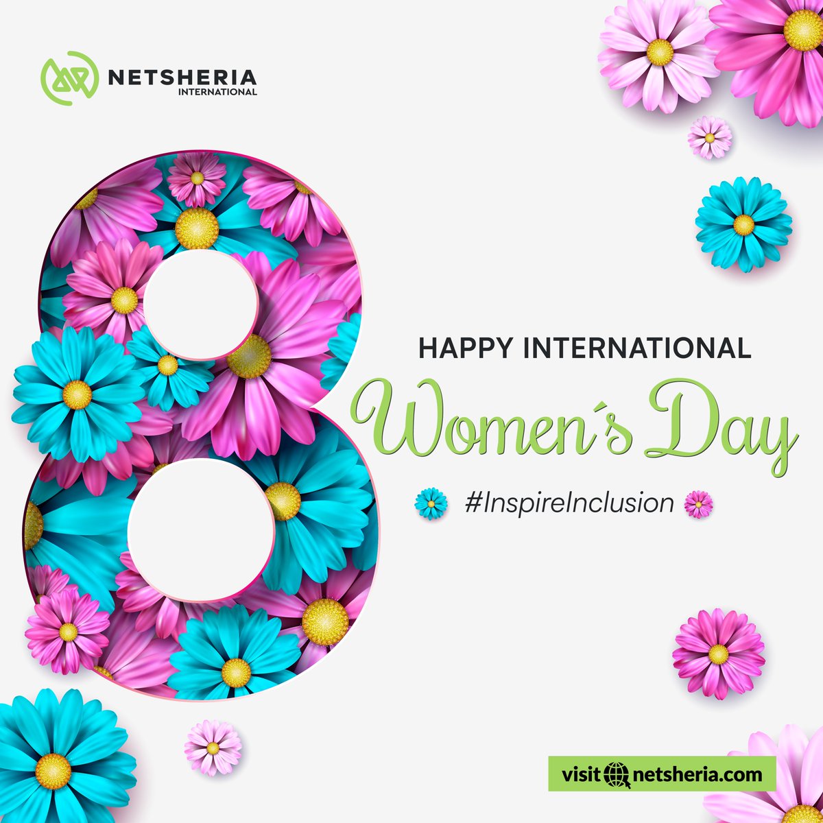 Think of a world where all genders are equal, a society that celebrates and values diversity. Women's equality can be forged together. When we work together, we can all #InspireInclusion.

#NetsheriaInternational #iwd2024 #iwd #inspireinclusion