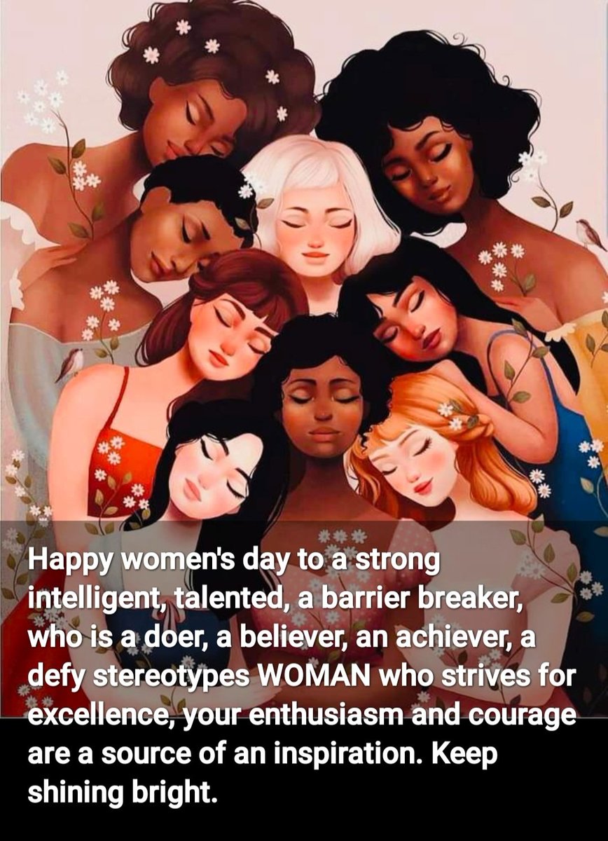 Happy Women's Day to all the women out there.