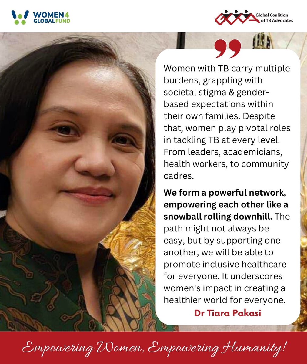 Women lead the charge against TB, inspiring change at every turn 🌎 #InternationalWomensDay2024 #FundHerHealth #EndTB