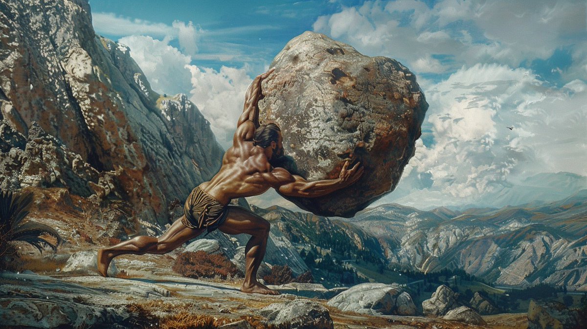 "One must imagine Sisyphus was absolutely jacked." -Albert Camus