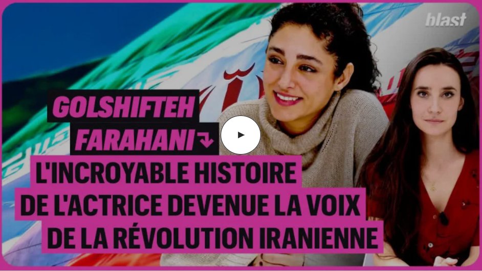 8M✊💜En Iran, la révolution rythmée par les voix qui scandent «Femmes, Vie, Liberté» inspire par sa puissance. L'artiste iranienne @Golshifteh Farahani nous fait vibrer avec ses mots, reflets d'engagements partagés par tant de femmes de par le monde ! 👇 youtu.be/vbwfsqUXjNc