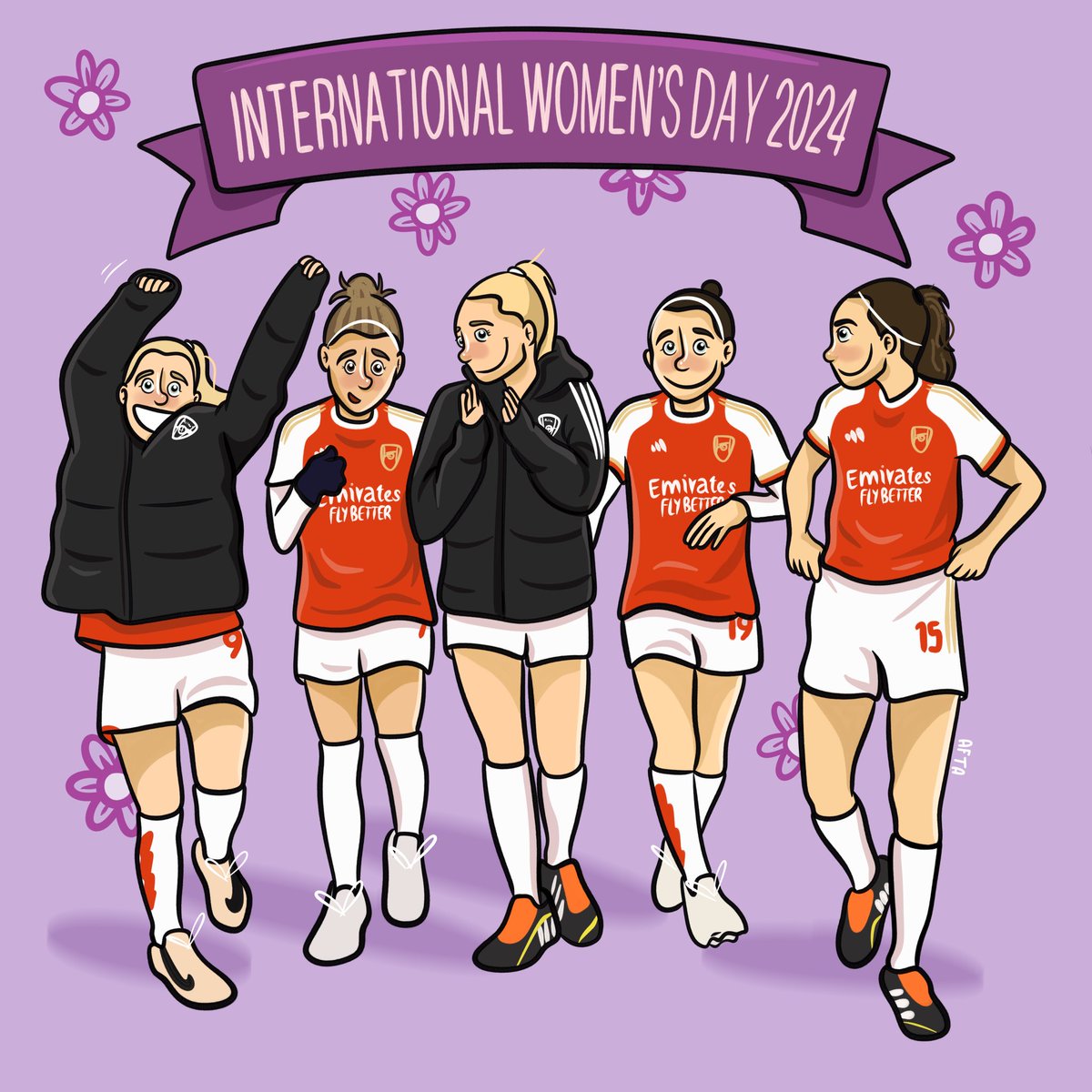 Happy International Women’s Day! 🌸 

#InternationalWomensDay #arsenalwomen #womensfootball