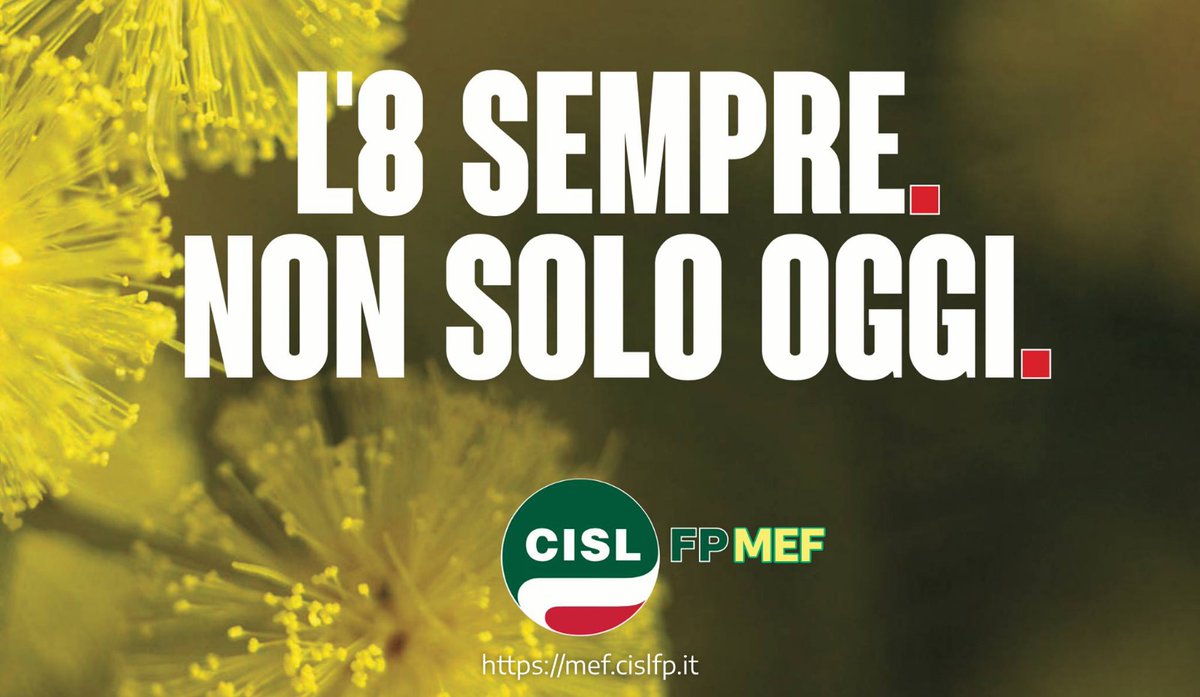 Dalla @cislfpmef auguri a tutte le donne, di cuore!

'𝐷𝑎𝑡𝑒 𝑎𝑙𝑙𝑒 𝑑𝑜𝑛𝑛𝑒 𝑜𝑐𝑐𝑎𝑠𝑖𝑜𝑛𝑖 𝑎𝑑𝑒𝑔𝑢𝑎𝑡𝑒 𝑒𝑑 𝑒𝑠𝑠𝑒 𝑠𝑎𝑟𝑎𝑛𝑛𝑜 𝑐𝑎𝑝𝑎𝑐𝑖 𝑑𝑖 𝑡𝑢𝑡𝑡𝑜'.

#8Marzo #festadelladonna #giornatainternazionaledelladonna #WomensDay #WomensDay2024 #cislfp #mef