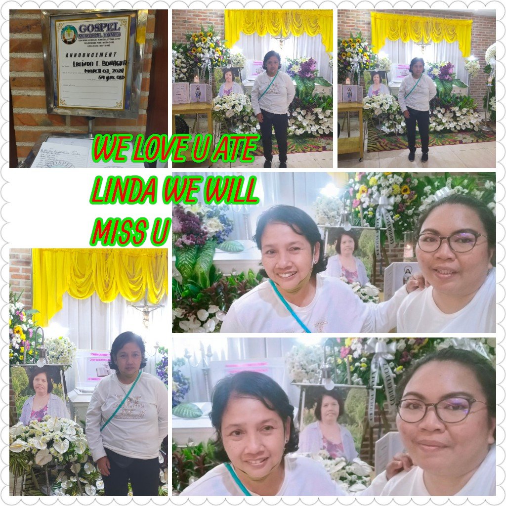 dejoyasweetcha1's tweet photo. Ate Linda's wake ❤️🙏❤️Surely you'll be miss. Masaya na ko nadalaw Kita di Kita matiis Ate Linda ko. RIP ❤️❤️❤️ with Mary Grace Ramilo  ( Ate Linda's very loving pamangkin) alam ko Ikaw ko humagod sa likod ko Wala naman akung katabe or sa likod ko sa MRT. https://t.co/ieMMd8zfvi