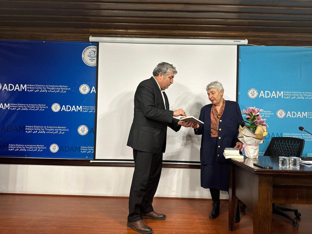 andcenter1's tweet photo. "Bir Düşünür Bir Kavram" projesi kapsamında Marifet Divanı Topluluğu olarak Türk sosyoloji dünyasının önemli isimlerinden Prof. Dr. Nilgün Çelebi'yi (@celebinilgun) ağırladık, kendisine bu değerli konuşma için teşekkür ederiz. https://t.co/CGzYUGESZq