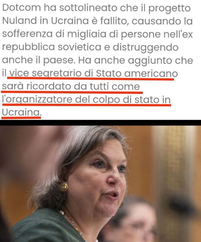 daniel_sempere1's tweet image. 🤔WILL IT BE TRUE?
L'imprenditore tedesco-finlandese (ex proprietario della società di file hosting #Megaupload),
#KimDotcom, sostiene su "X" che le dimissioni del vicesegretario di Stato 🇺🇸 #VictoriaNuland indicano che il conflitto in Ucraina finirà presto...