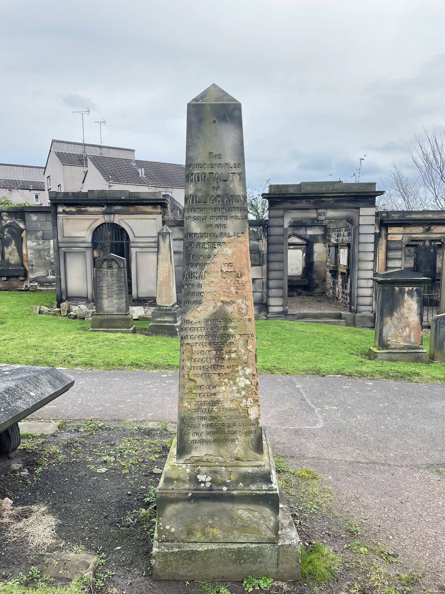 j03ywe's tweet photo. ‘Tis the twink of an eye, ‘tis the draught of a breath,
From the blossom of health, to the paleness of death,
From the gilded saloon, to the bier and the shroud,
Oh why should the spirit of mortal be proud.”

#CaltonNewBurialGround #Edinburgh #GravesidePoetry https://t.co/2eZOM3bf82