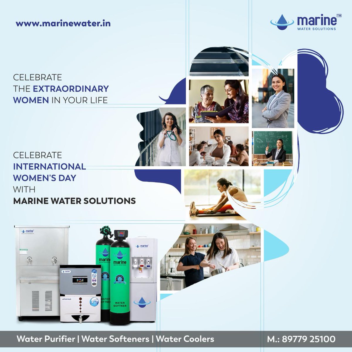marinewater_sol's tweet photo. Happy Women's Day

#WaterSoftener
#AutomaticWaterSoftener
#SoftenerforHome
#Softener
#HardWaterSoftener
#BestWaterSoftener
#SolutionforHardWater https://t.co/QxyOQ7Klpq