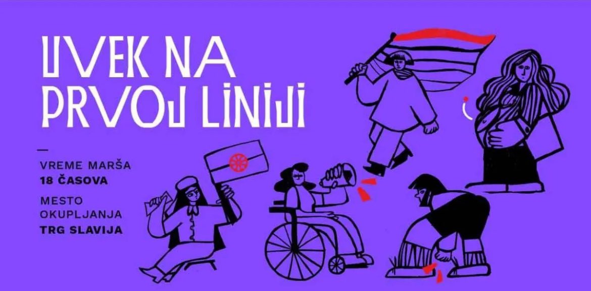 March 8 is marked by taking the streets, together 💜

🟣 Pristina, Podgorica at 12:00
🟣 Tuzla, Ljubljana at 16:00
🟣 Skopje at 17:00
🟣 Belgrade, Zagreb, Tirana at 18:00

Regional solidarity at its best 🌷