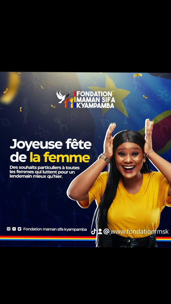 Fondation_Msk's tweet photo. Les distinctions sociales ne peuvent être fondées que sur l'utilité commune.Le respect envers les femmes, ce n'est pas seulement le 8 mars, c'est 365 jours par an toutes les femmes de la fondation maman Sifa kyampamba vous souhaite une bonne fête des femmes #fondationmsk https://t.co/DPpJJKfZth