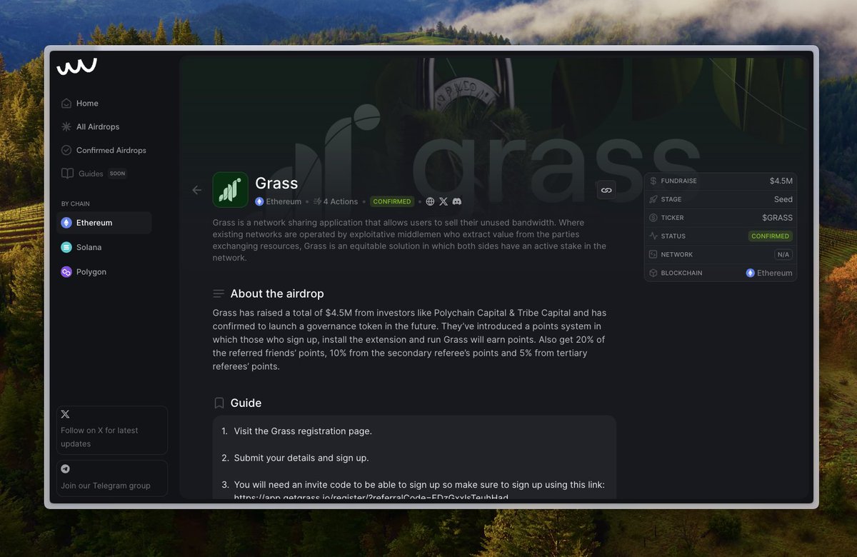 dropsfarm_'s tweet photo. @getgrass_io Let's go! We're ready!! https://t.co/qpndeSDDIk