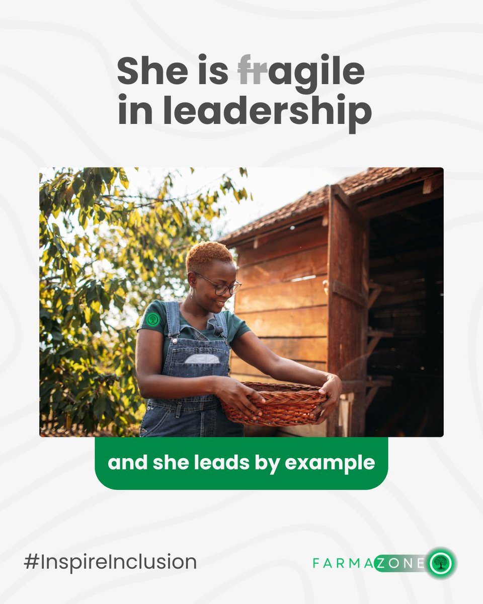 FarmazoneHQ's tweet photo. Her leadership style inspires us to do more.

#InternationalWomensDay https://t.co/kXgh4S5B3K
