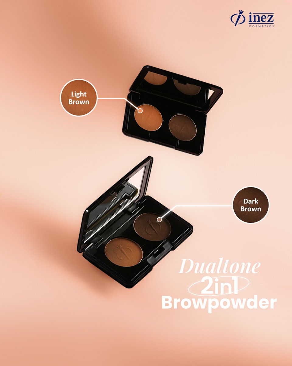 Punya dualtone 2in1 browpowder bisa bikin alis kamu terlihat sempurna dan presisi.

✨ Light Brown
✨ Dark Brown