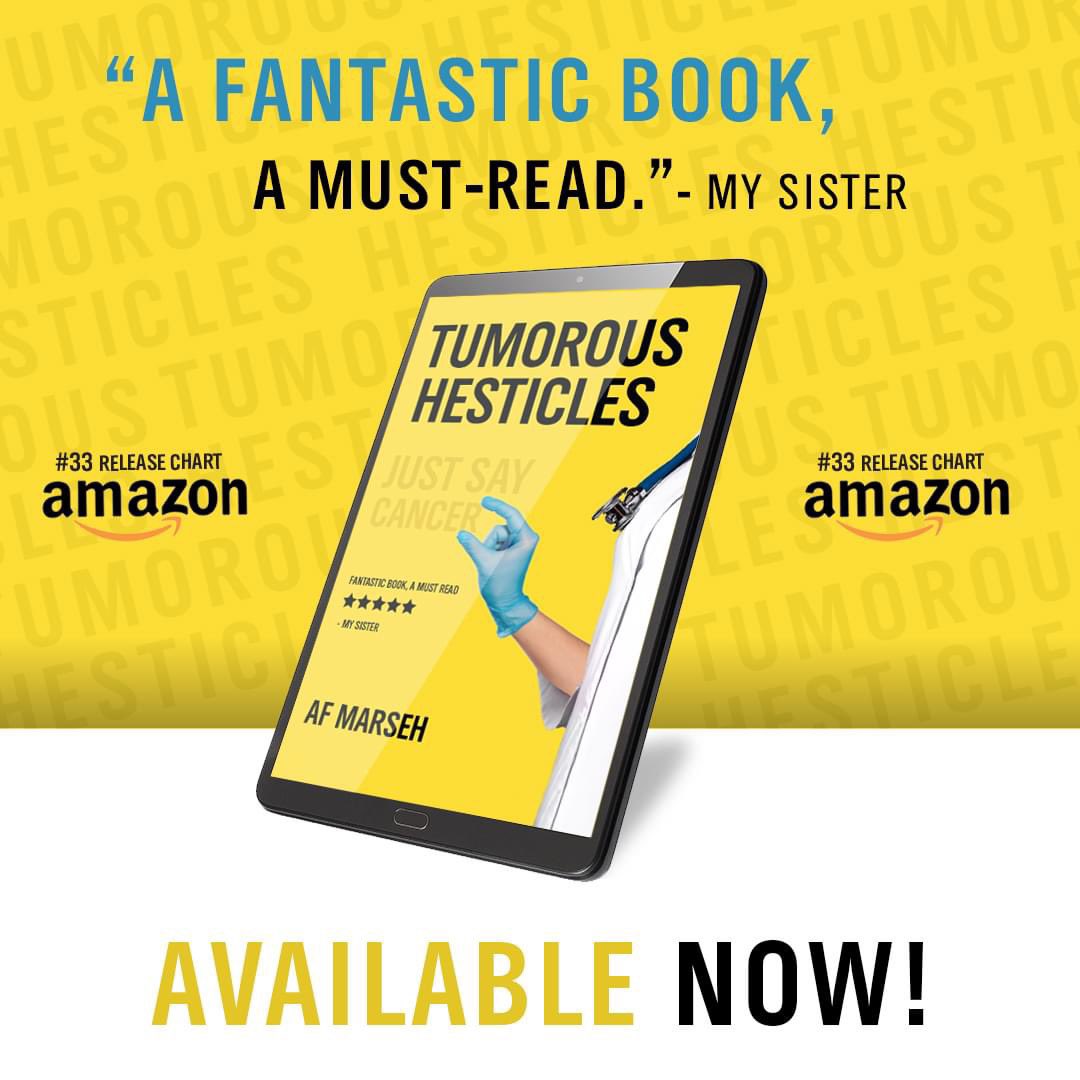 FREE Download! 🚨 For 24 hours you can grab; Tumorous Hesticles Just Say Cancer for £0.00 on Kindle. The best-selling book is now available for free starting now! Grab it on your Kindle today, tag your friends, send it to the group chat! amazon.co.uk/gp/aw/d/B0CJP6… #kindle