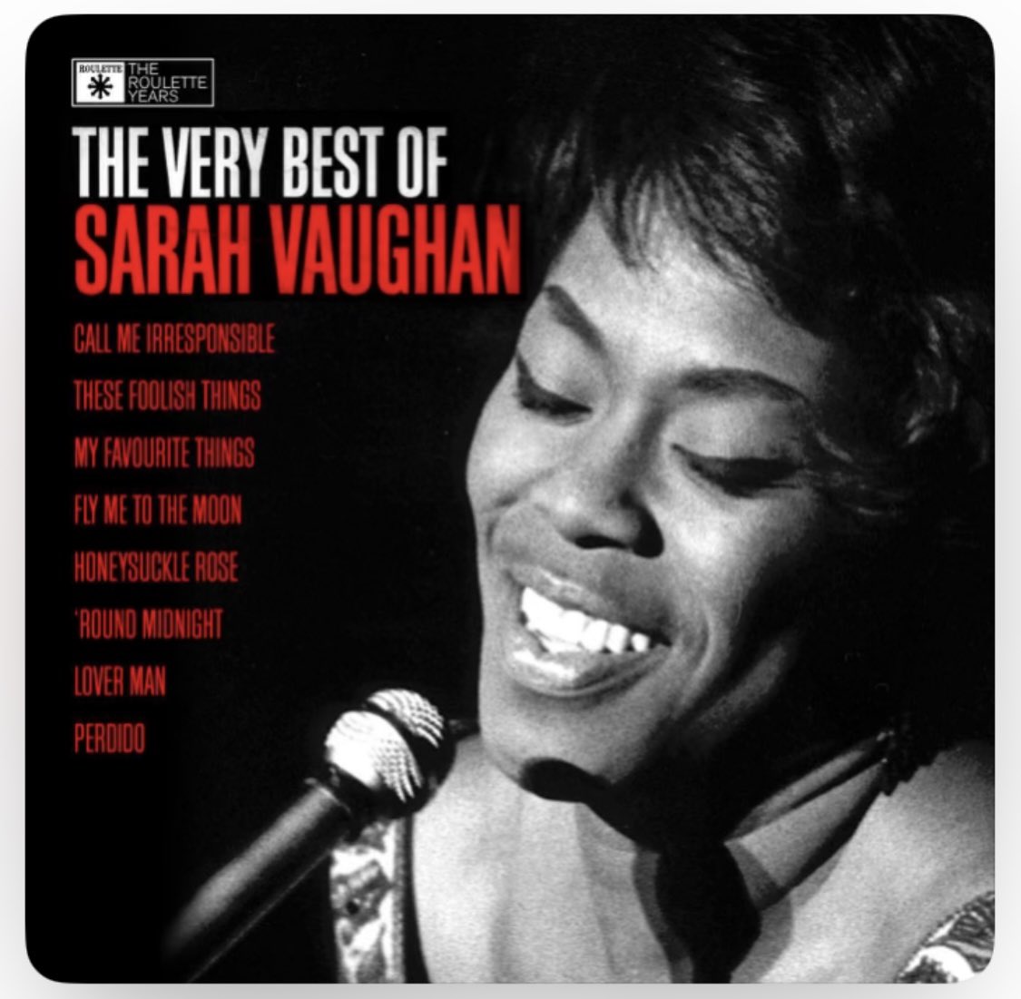 What am I listening to on my Friday night drive home from the @SBSNews studios? The jazz legend and Grammy winner, using her legendary guttural vibrato, does a terrific scat take on Perdido in this compilation. I’ll be singing along (doing my best, natch, to keep up).