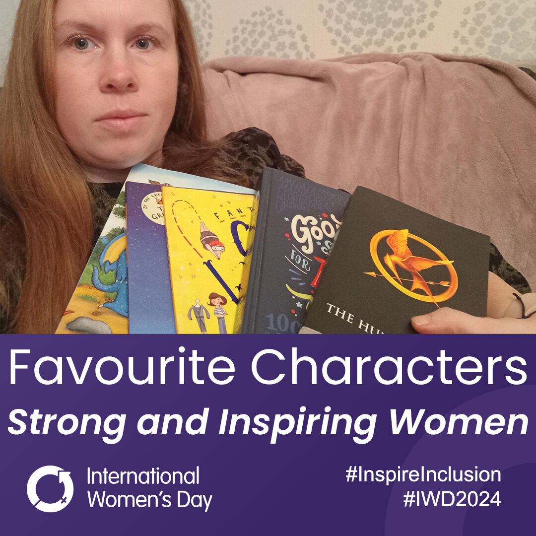 We are celebrating #InternationalWomensDay with our staff's favourite female authors/characters! Ms Dann loves books with strong female leads. Her favourites: Zog and the Flying Doctors & The Hunger Games. Mrs Read loves The Color Purple. #InspireInclusion