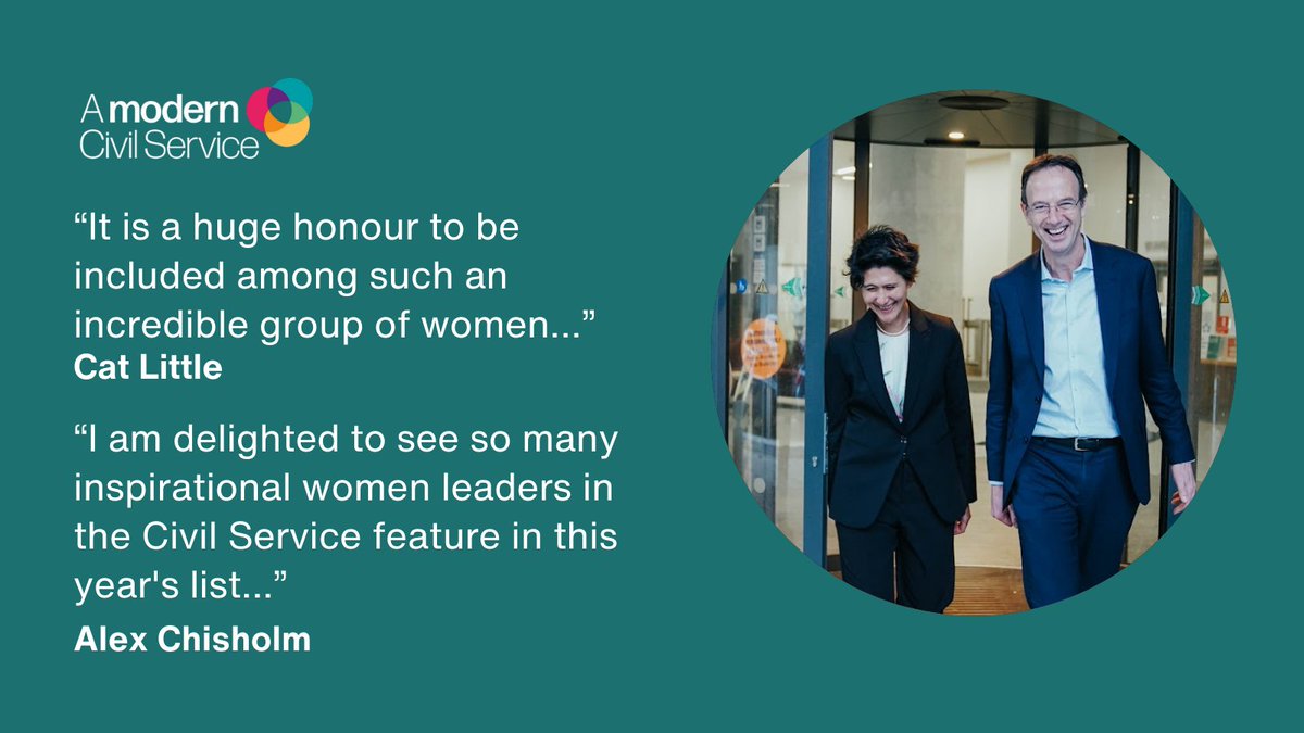 It's International Women's Day! Earlier this week some of the inspirational women across the Civil Service were recognised as part of #WiW100 Find out which civil servants were included on LinkedIn: linkedin.com/posts/uk-civil… #AModernCivilService #ProudCivilServant #IWD2024