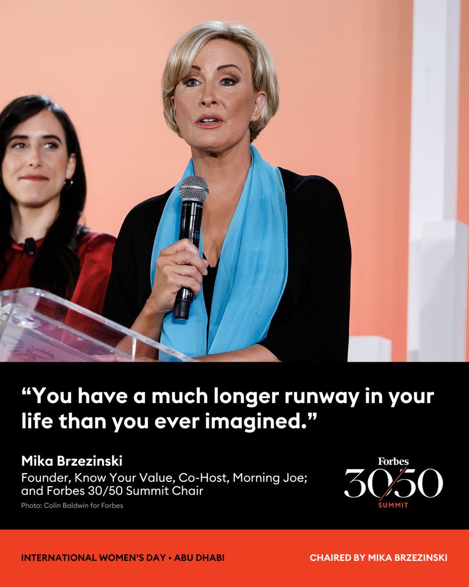 .@morningmika provided welcome remarks to kick off the final day of the #Forbes3050 Summit. trib.al/gzgjqwK @KnowYourValue