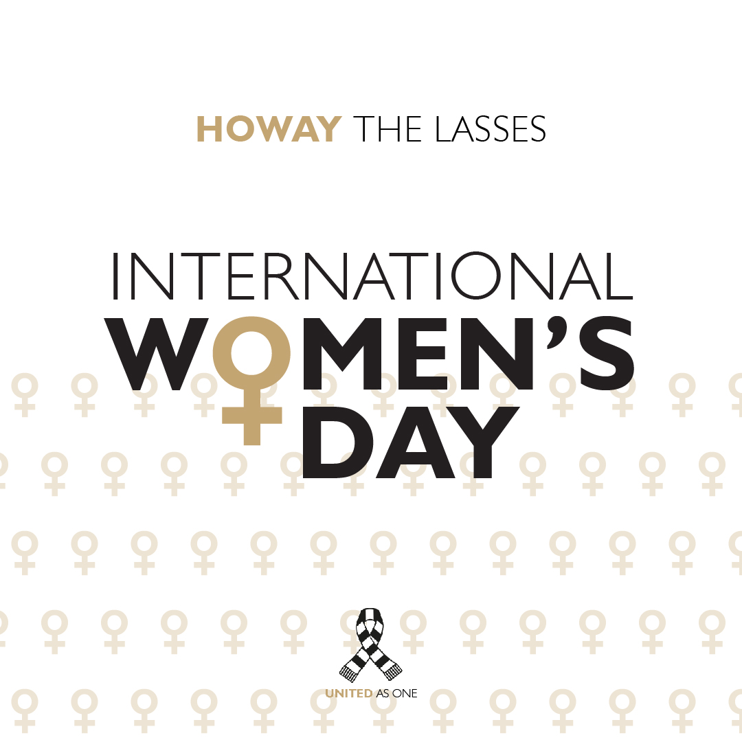NUFC's tweet photo. Celebrating the incredible women connected with our Newcastle United family this #InternationalWomensDay 

🖤🤍 https://t.co/4fWn621XQ9