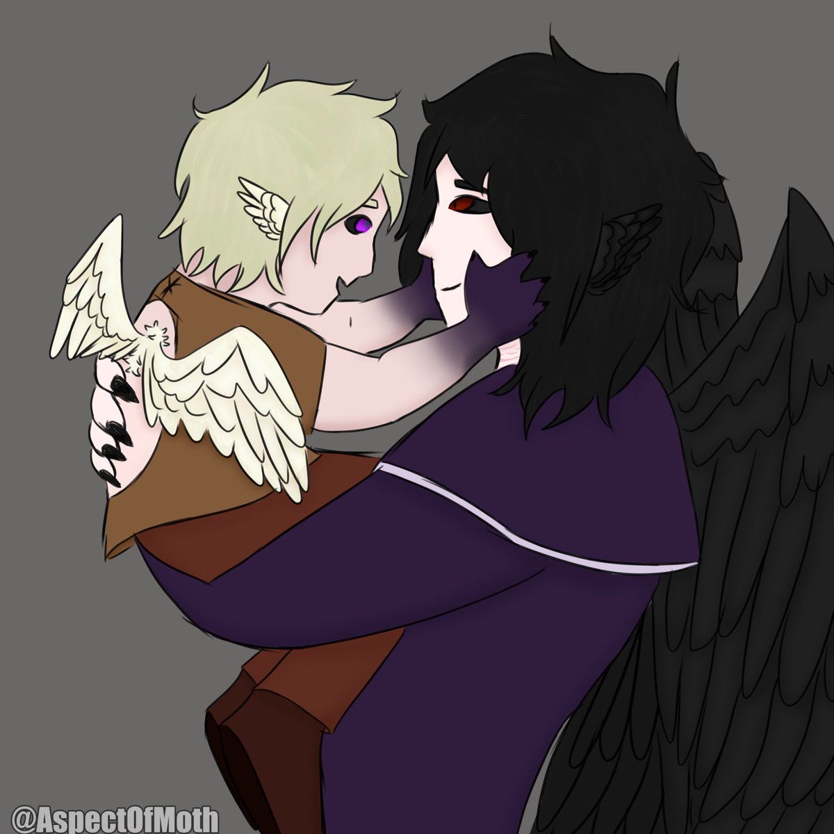 CorvidClaws's tweet photo. Anyway now that I remembered that this Twitter account existed have some of the redesign of my old Minecraft character, plus one with his son lmao https://t.co/wyXXSBgwTj