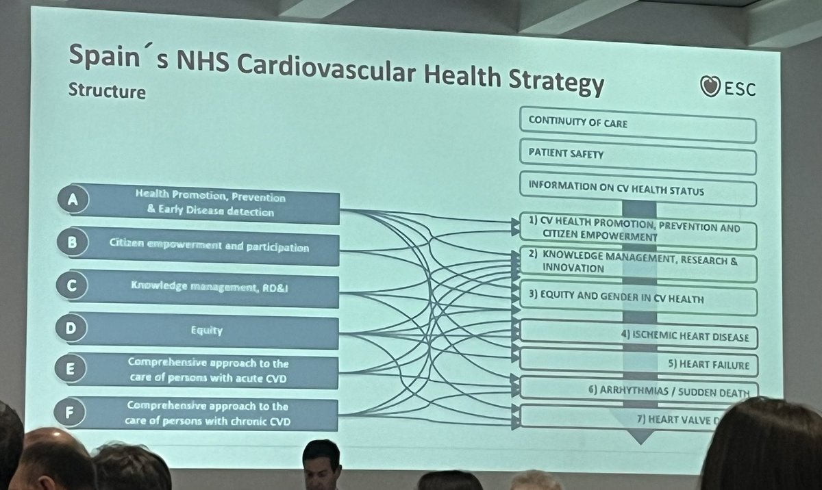 Prof Hector Bueno presenting at #ESCSpringSummit the Spanish NHS Cardiovascular Health Strategy @secardiologia @imagen_sec @shci_sec @catcardio @TeresaLpezFdez1 @Cardio_H12O @IcorCat @hgermanstrias @Antonia_Sambola @RaquelYotti