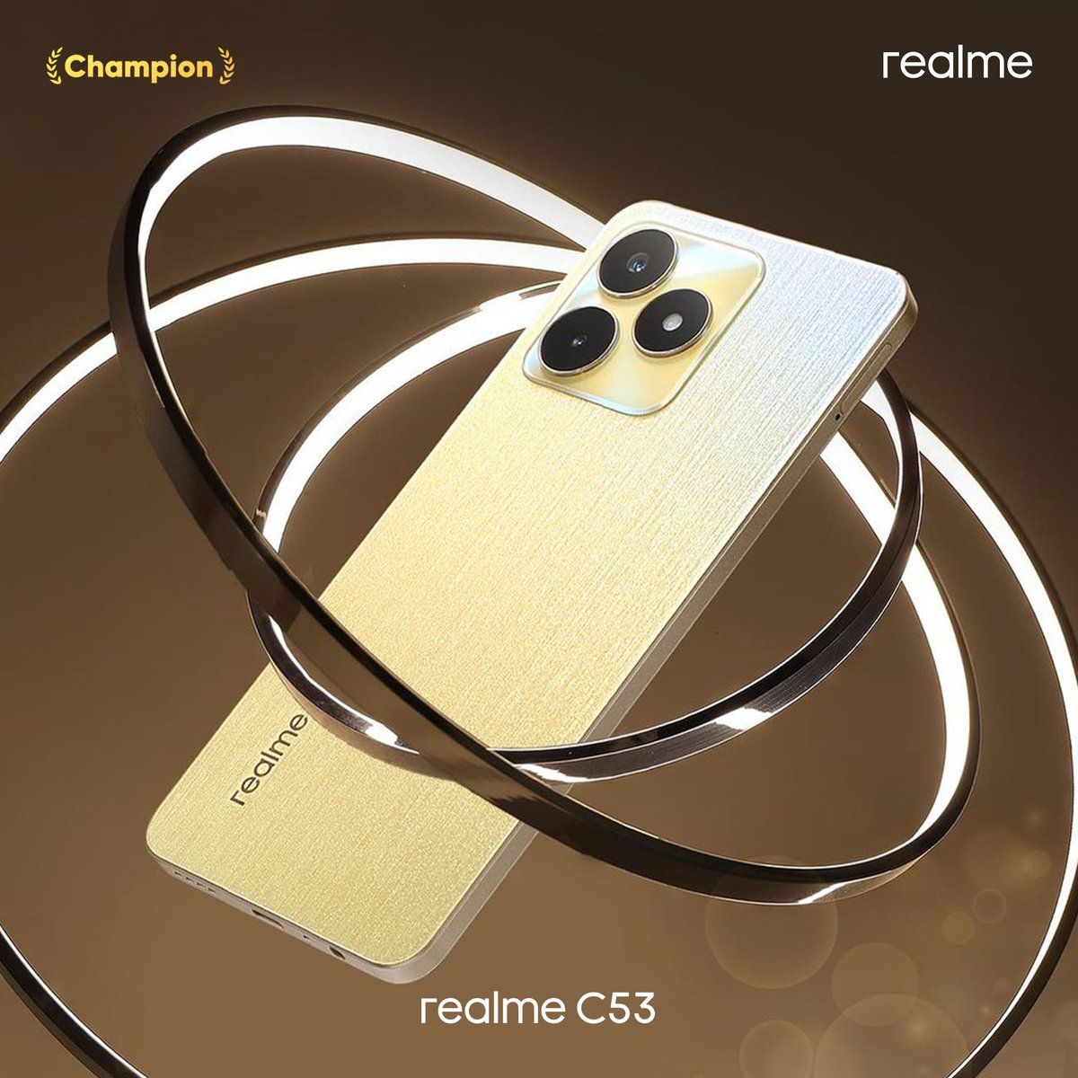 Definitely staying on top of trends with realme C53 in Champion Gold

#realme #realmeNigeria #realmeC53 #realmeCSeries