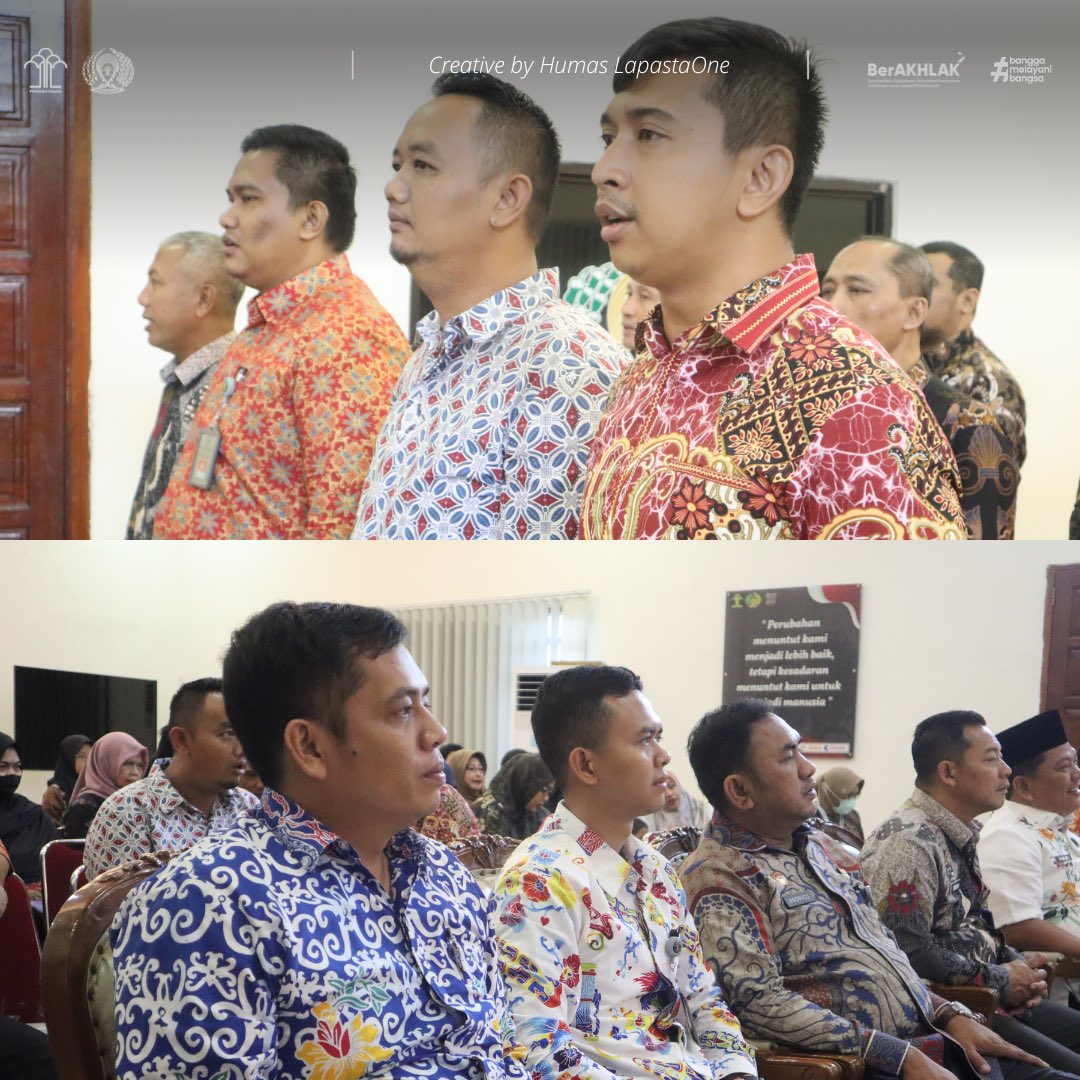 Lapastaone01's tweet photo. Tangerang, 8 Maret 2024 Kepala Lapas Kelas I Tangerang, Fikri Jaya Soebing, didampingi Jajaran pejabat struktural, dan Pegawai mengikuti acara pembukaan Hari Bakti Pemasyarakatan yang ke-60 melalui Zoom Meeting yang digelar di Aula Lapas Kelas I Tangerang. https://t.co/k0Vrbm4GGy