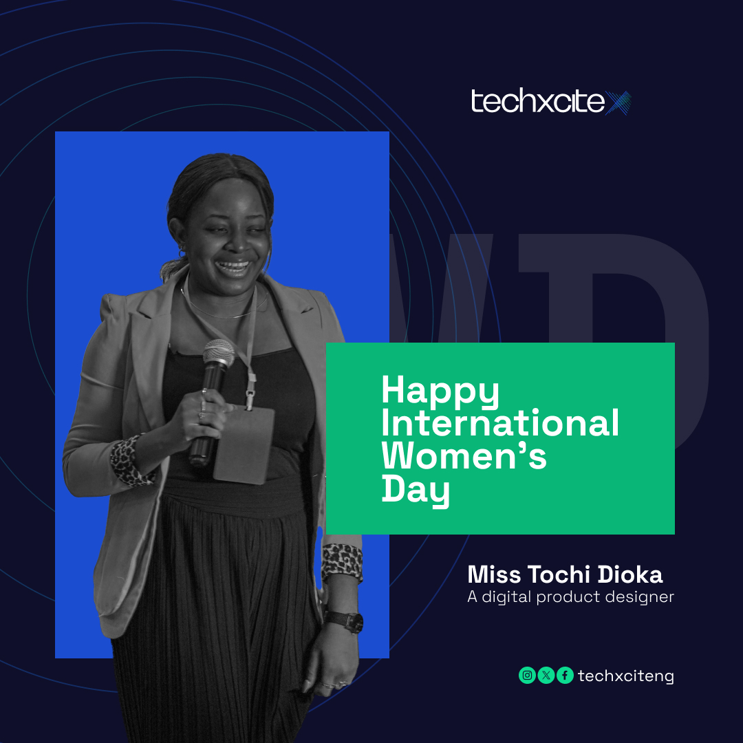 Techxciteng's tweet photo. Happy International Women's Day to the incredible Miss Tochi Dioka! Your passion, expertise, and leadership inspire us all.
Thank you for your invaluable contributions to the tech community and beyond. Keep shining brightly!
#techxcite2024
#BreadofHope
#IWD2024
#IWD https://t.co/tGfi7x9O6n