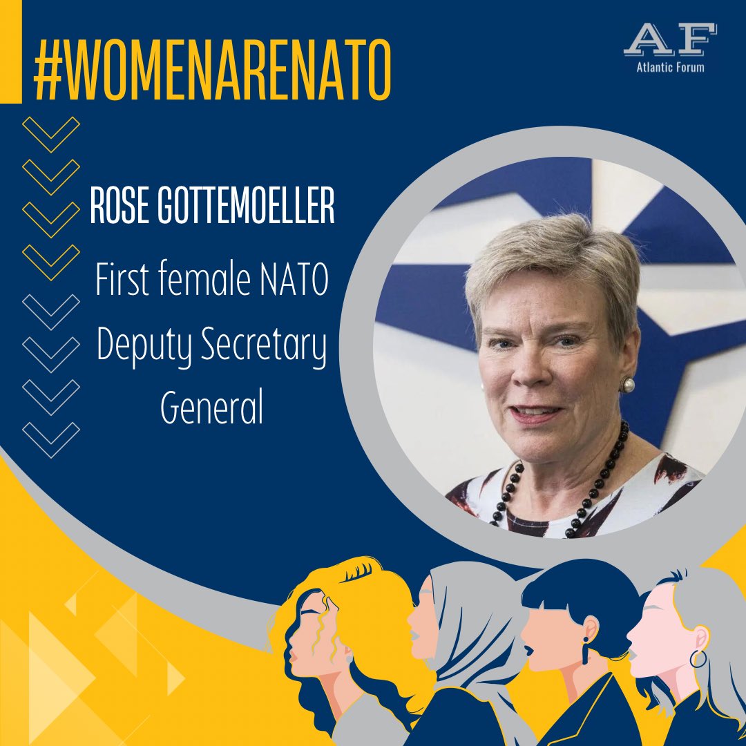 💡#WomenAreNATO | Our inspiration today comes from @Gottemoeller, the first female NATO DSG. Our patron Ayazhan Muratbek, Research Assistant at Stanford University, wrote a thought-provoking article in #Atlantica, our magazine, about Ms Gottemoeller #transatlantic #leadership