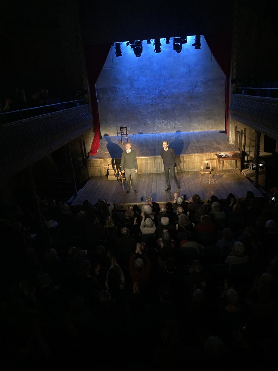 Last night. Wilton's Music Hall. Gerard Manley Hopkins. It was great. Thank you @deadpoets_live