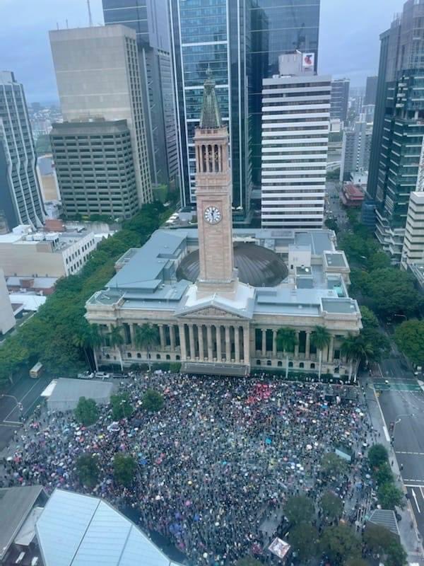 #March4Justice Brisbane 2021. Not enough has changed #StopKillingUs #IWD