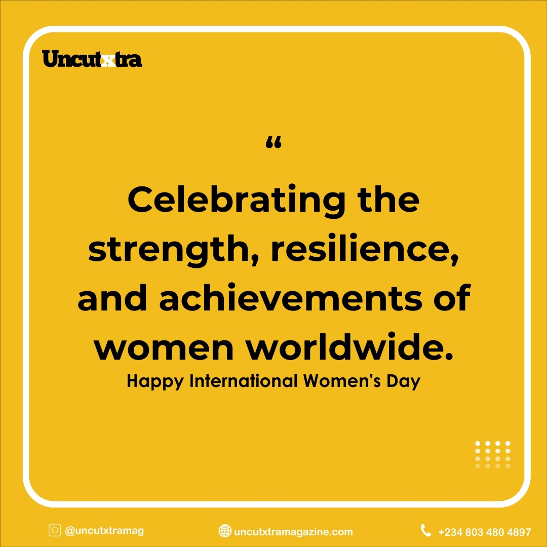 'Here's to the extraordinary trailblazers, the relentless change-makers, and the resilient women who not only leave an indelible mark but also tirelessly contribute to making our world a better place. Cheers to their unwavering spirit and commitment.#IWD2024 #CelebratingWomen