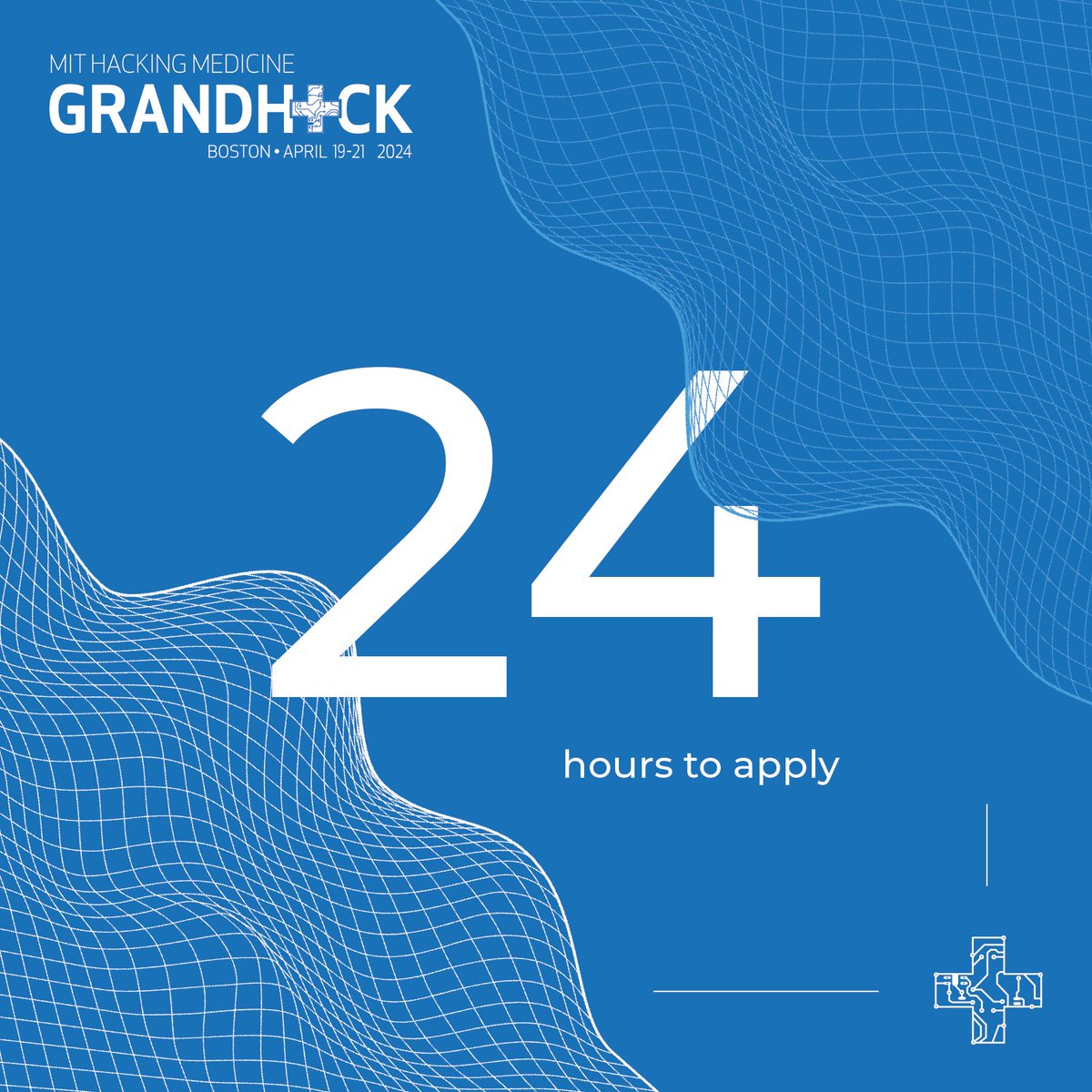 🚀🕒 Last Chance Alert! 🚀🕒 Don't miss out on #GrandHack24 - where innovation meets healthcare! 🌟 Join us April 19th - 21st at MIT! Meet other innovators & ideate solutions to pressing healthcare problems! Apply NOW before it's too late! 🔥💡 grandhack.mit.edu/gh24/apply