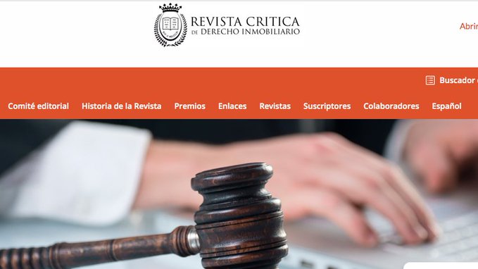 Registrador_es's tweet photo. Localizar un artículo, informe o estudio en la Revista Crítica de Derecho Inmobiliario #RCDI es muy sencillo gracias a su buscador (por tema, por autor, por palabra clave, por sección, por año, por número de revista...).
📙 https://t.co/Uqd30qkA6R https://t.co/ksKzp8uR2E
