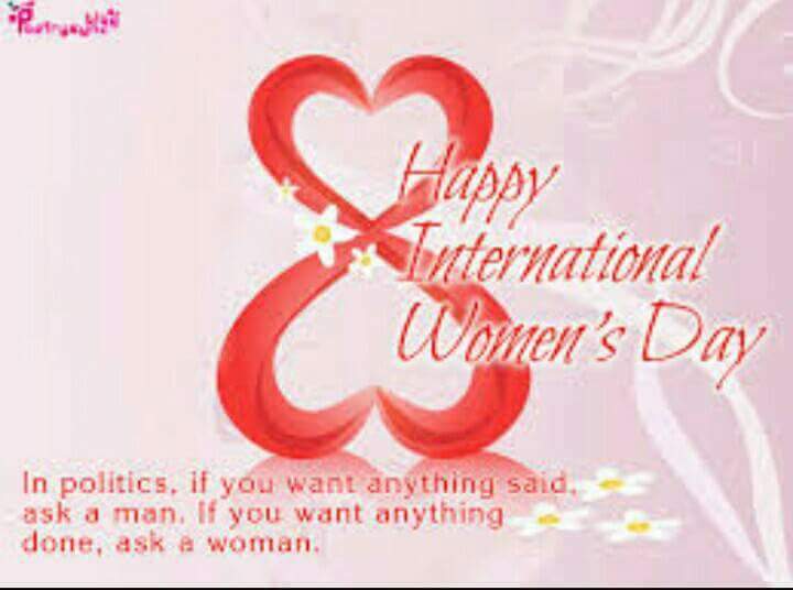 Happy International Women's Day with my daughters.