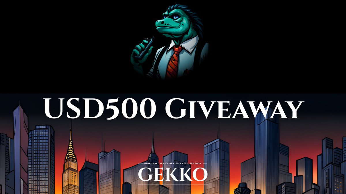 gekko2hq's tweet image. 📢 $GEKKO ANNOUNCEMENT: USD500 Giveaway powered on @Galxe

As we soar higher, we want to reward you for being with us 🔥

Reward: $500 USDT in total for 5️⃣ lucky winners

Limited time only, join here 👇
galxe.com/f4uGsHUSJNMgaP…