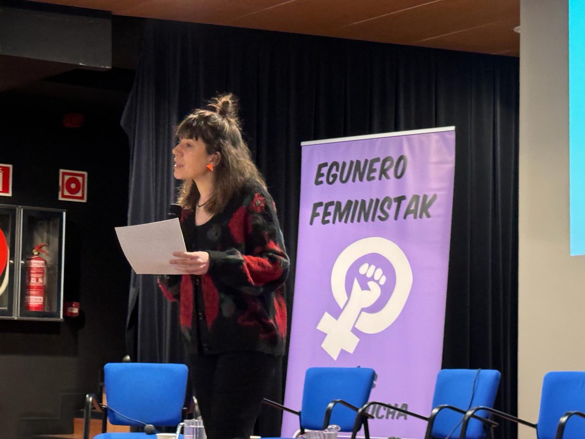 Hasi dugu jardunaldia @estibalizMMM renaurkezpenarekin #8M
 
Este año reivindicamos más feminismo porque la sororidad es una herramienta sindical.

#EsFeminismo
#FeminismoSindical