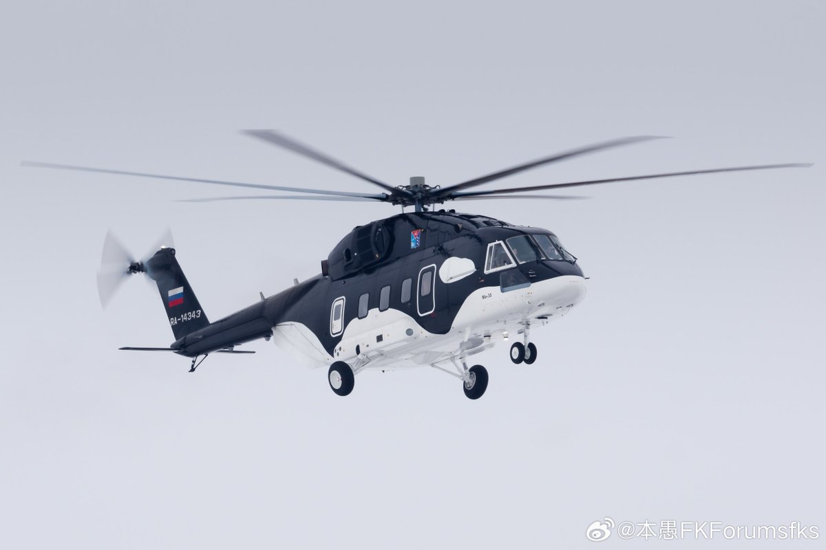 RupprechtDeino's tweet photo. I have to admit, Russian aircraft are not really my favourite, but the Mi-38 has always fascinated me ... and this Orca scheme is simply brilliant! 😯

(Images via @本愚FKForumsfks - from Weibo)

@orca_cute 😉 https://t.co/oqLqN2irUl