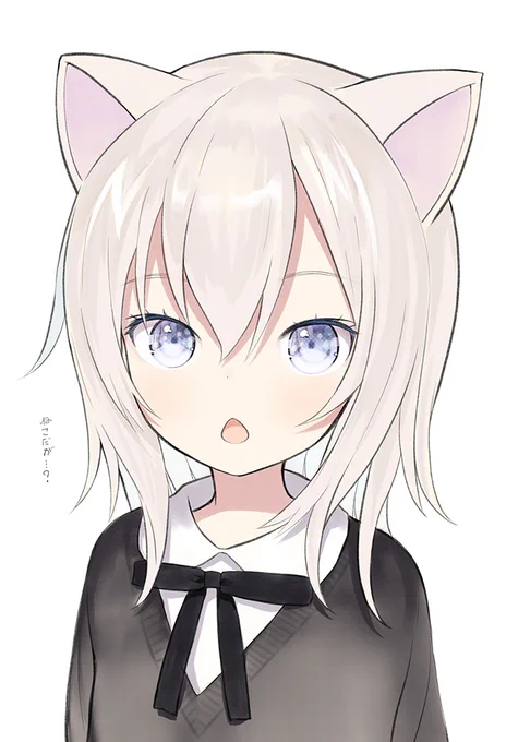 久しぶりにお絵描き、ねこ。 
